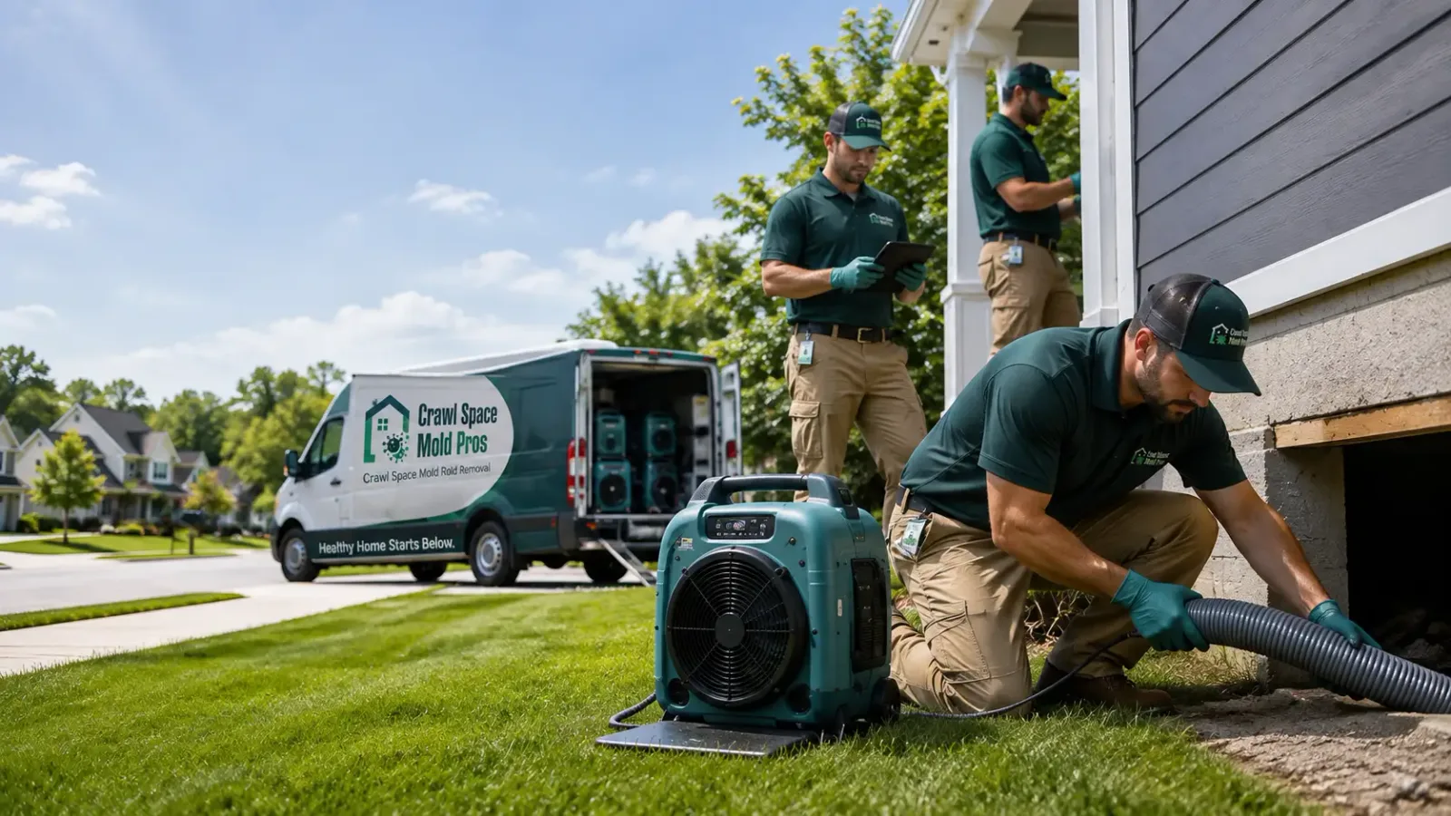 Crawl Space Mold Removal in Matawan, NJ